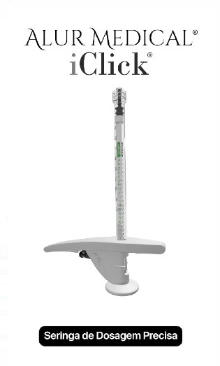 SERINGA ICLICK 1ML - DOSAGEM PRECISA PARA TOXINA BOTULÍNICA ALUR 20 UNIDADES