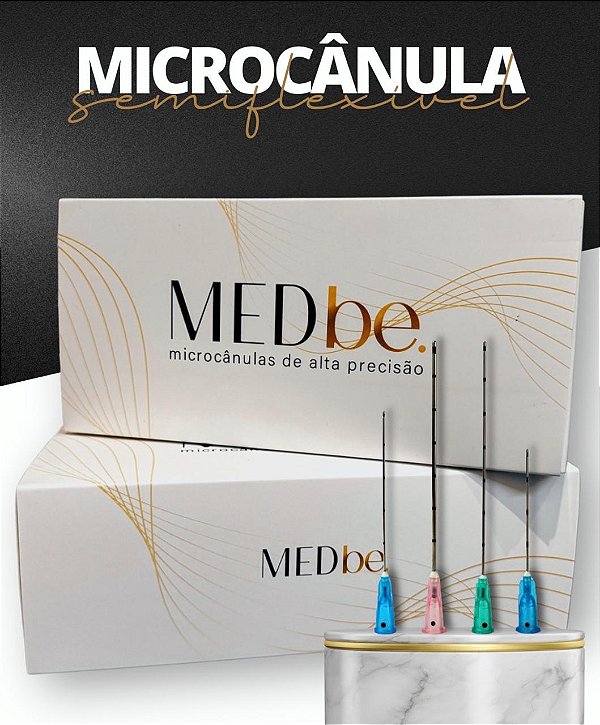 Microcânula de alta precisão 18G X 100MM - MedBe