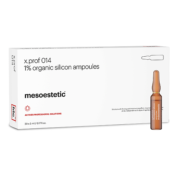 x.prof 014 Silício Orgânico a 1% - caixa com 20 ampolas de 05ml