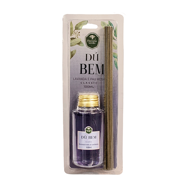 Difusor de ambiente com vareta -BLISTER- Dú Bem 100 ml
