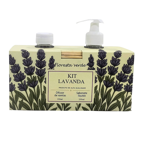 Kit Aromatizador + Sabonete Líquido Lavanda 250ml