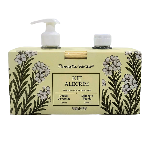 Kit Aromatizador + Sabonete Alecrim 250ml