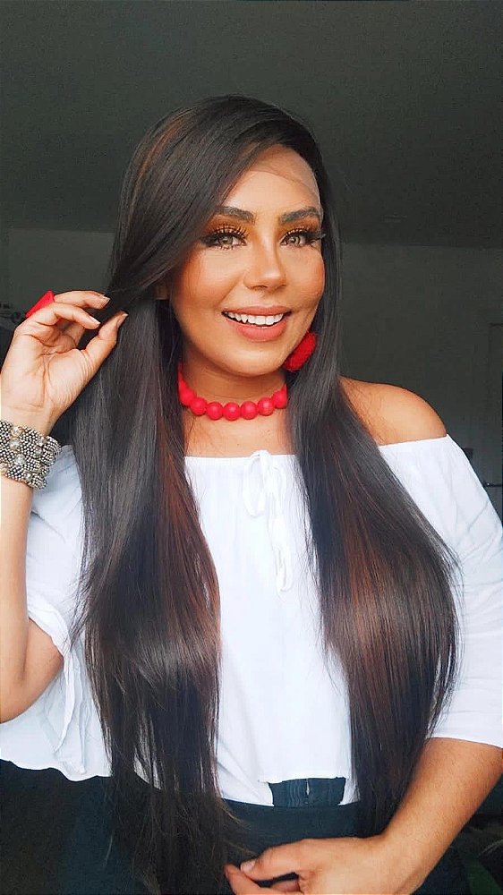 Lace Wig Fashion Castanho Novo • Loja Oficial