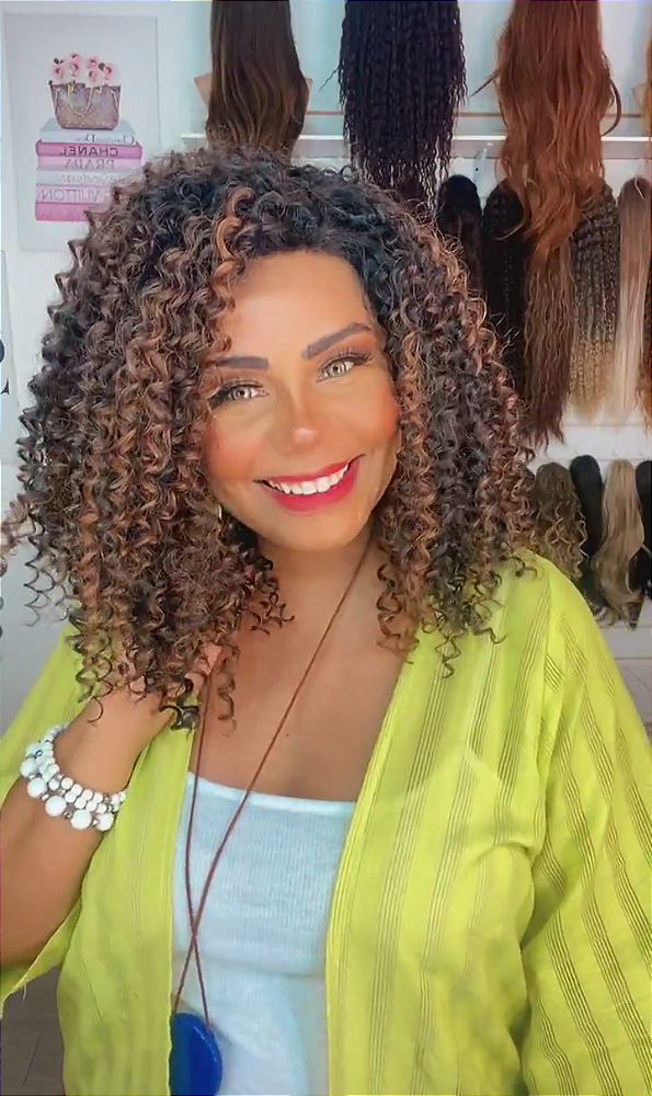 LACE ERICA CASTANHO COM MECHAS