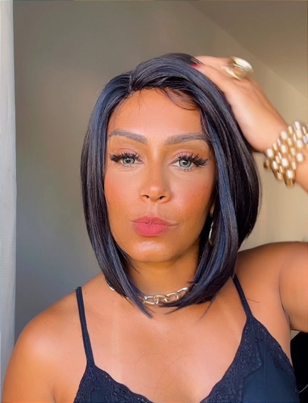 LACE WIG CASSIA CASTANHO ESCURO