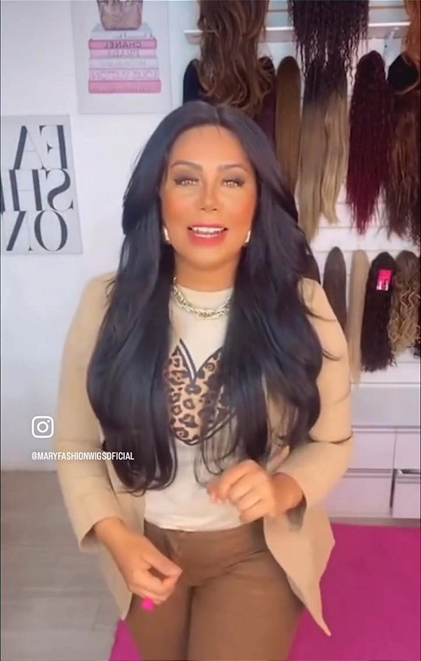 LACE FRONT VIRGINIA CASTANHO ESCURO