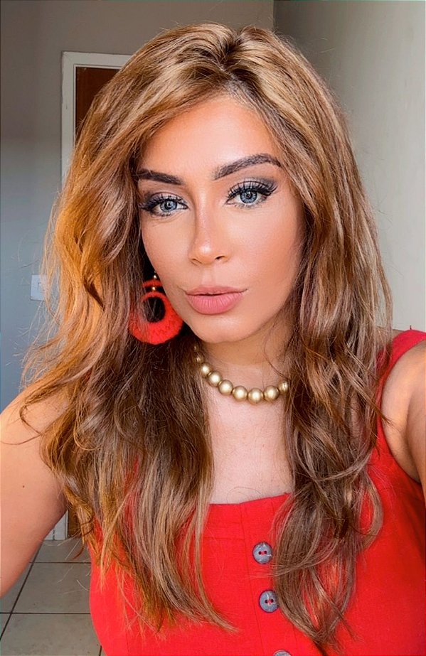 LACE FRONT HUMANA JANAINA COBRE TOPO 13X6