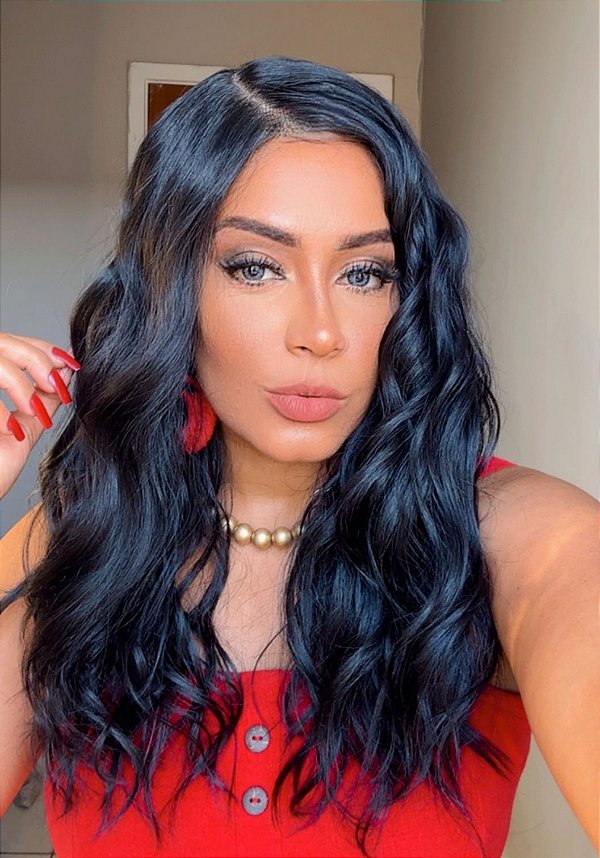 LACE FRONT MELODY CASTANHO ESCURO