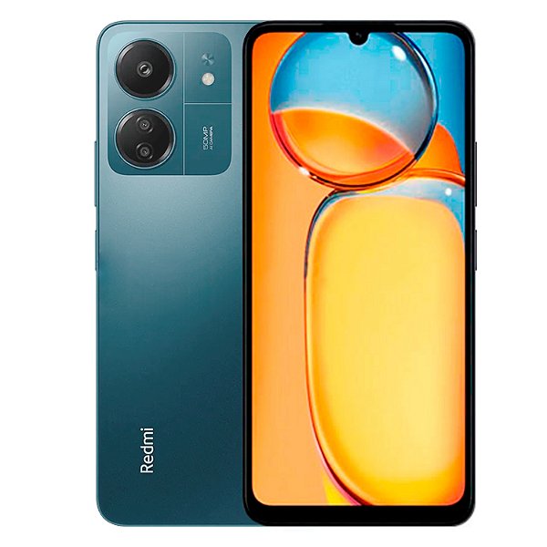 Smartphone 13C 128GB (4GB RAM) Octa Core, Câmera Tripla 50MP, Tela 6.74