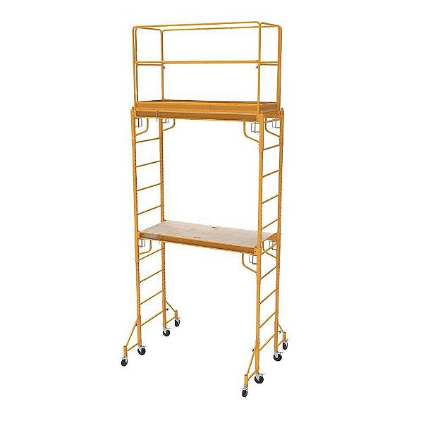Andaime Duplo com Guarda Corpo e Extensor de Lateral - 3,60m
