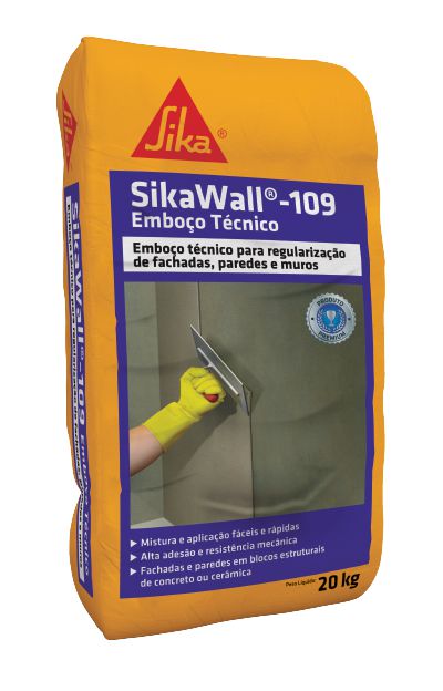 Sikawall® -109 Emboço Técnico sem chapisco