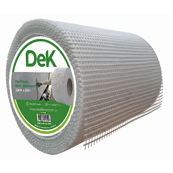 Fita fibra de vidro para juntas (álcali resist.) 20cm x 50m