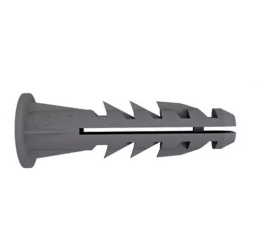Bucha 6mm para Parafuso ChipBoad - Forro Drywall e Removível - 1.000 unidades