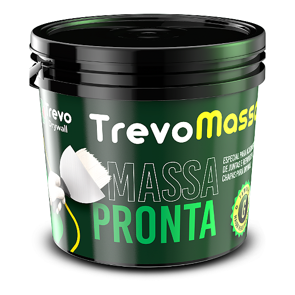Massa Pronta Trevo Drywall 5kg para Juntas e Acabamento