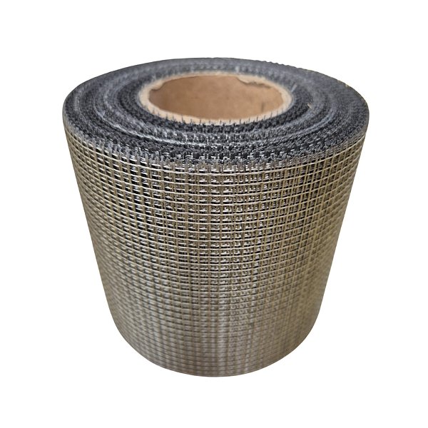 Fita fibra de vidro para juntas (álcali  resist.) 10cm x 45m Cinza