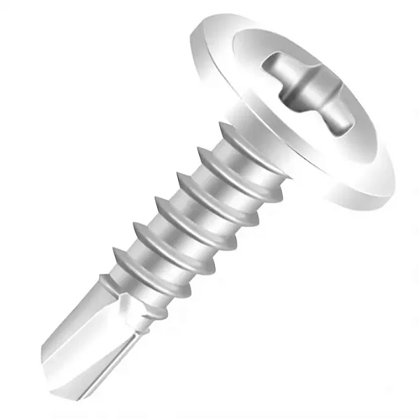 Parafuso LSF Perfil 4,8x19mm Flangeado PB sem serrilha (cx 500)