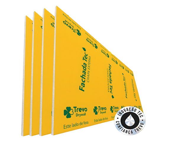 Fachada Tec - Chapa Externa da Trevo Drywall