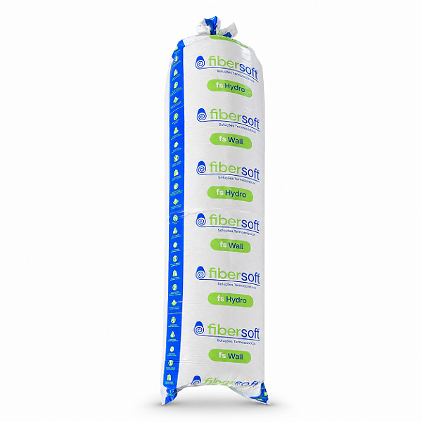 Lã de PET Fibersoft FS Wall 50mm para Isolamento Acústico em Drywall