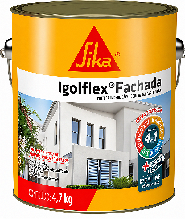 Sika Igolflex Fachada | Impermeabilizante Acrílico para Fachadas