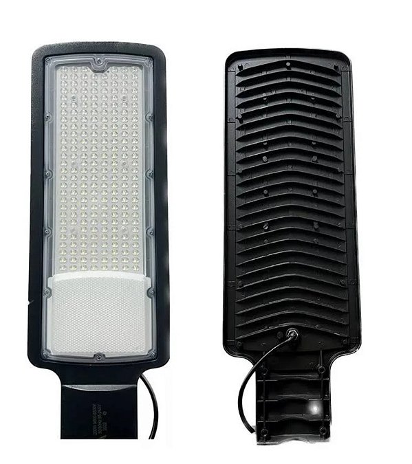 Luminária Led  Publica  200w Smd  Branco Frio 6500K Bivolt Poste De Rua-ATP