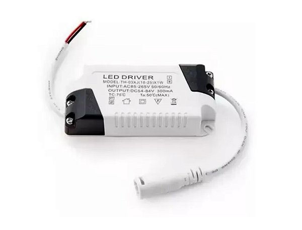 Driver Led Reator Fonte Para Plafon 18w A 24w (25w) Bivolt
