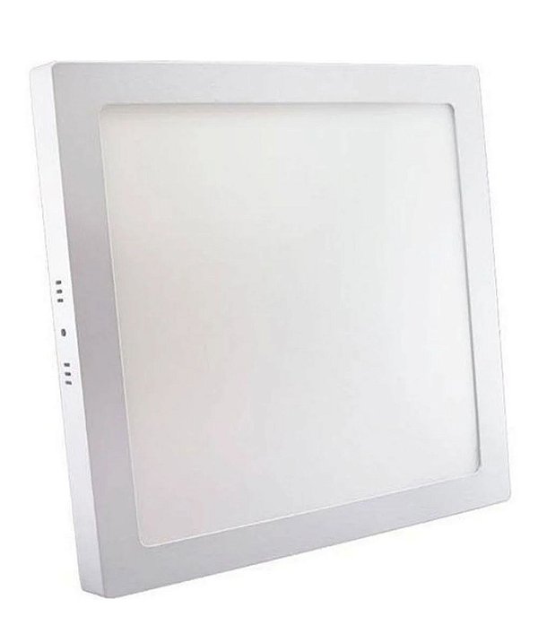 Plafon Led  Luminárias  Sobrepor Quardado 18w Branca Quente  3000k bivolt 22cm X 22cm