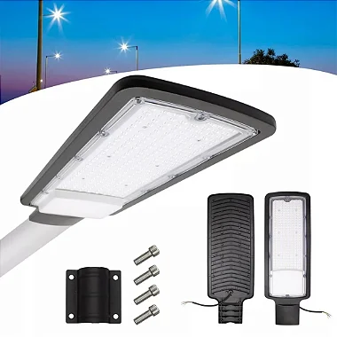 Luminária Led  Publica  150W Smd  Branco Frio 6500K Bivolt Poste De Rua-ATP