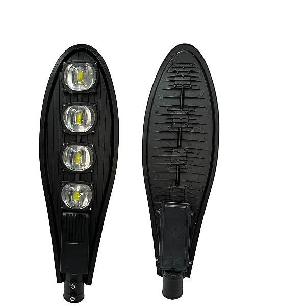 Luminária Led Pública Pétala Cob 200w Poste De Rua 75% Lúmen IP67 Branco Frio 6500K Bivolt 110v-220v