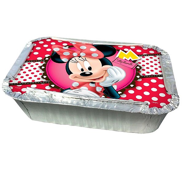 8 Kit Marmitinha Com Tampa Minnie Festa De Aniversário Lembrancinha