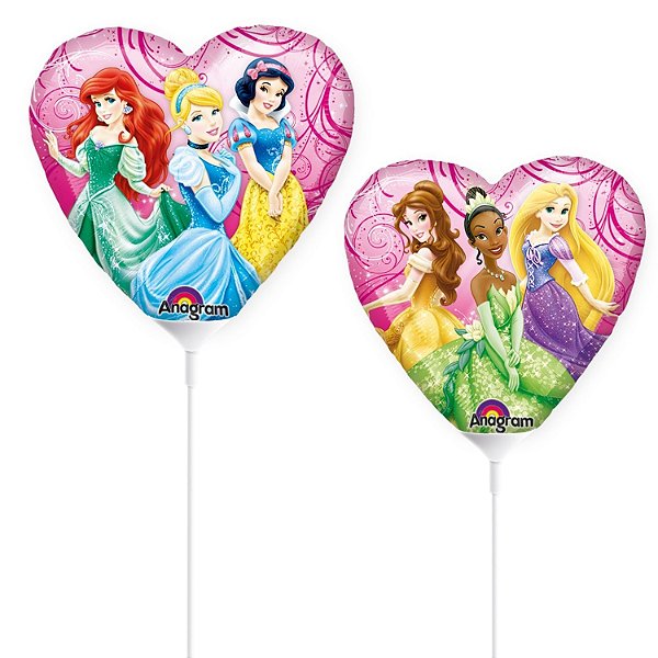 Balão Personalizado Metalizado Princesas Disney Festa De Aniversário