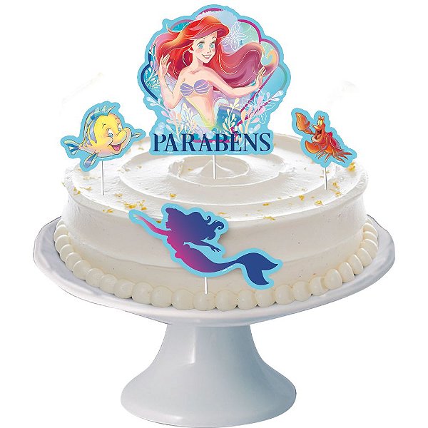 BOLO DA PEQUENA SEREIA  PRINCESA ARIEL 