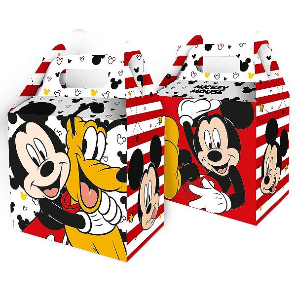 8 Caixas Surpresa Decoração Festa Mickey Mouse Lembrancinha