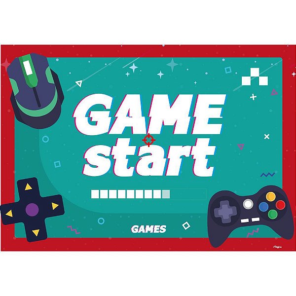 Jogo Tema Decoração De Festa De Aniversário para Meninos, Gamepad