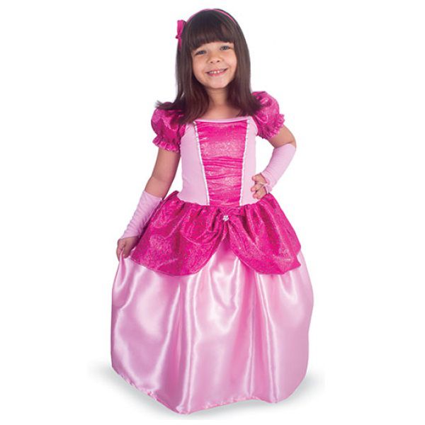 Fantasia Infantil Vestido Bela Adormecida Longo