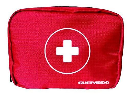 Estojo Primeiros Socorros Poliester Ripstop Vermelho Guepardo