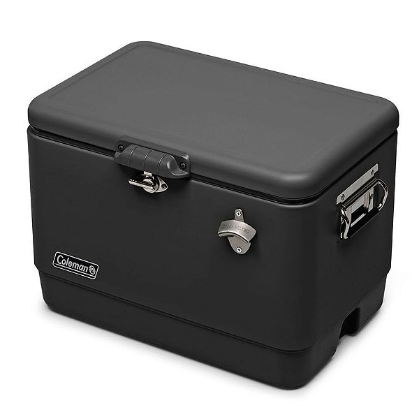 Caixa Térmica 54QT 51L Aço Inox All Black - Coleman