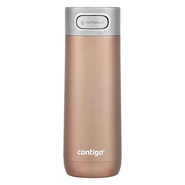Garrafa Termica Squeeze Luxe Autoseal Inox 473ml Chardonnay - Contigo