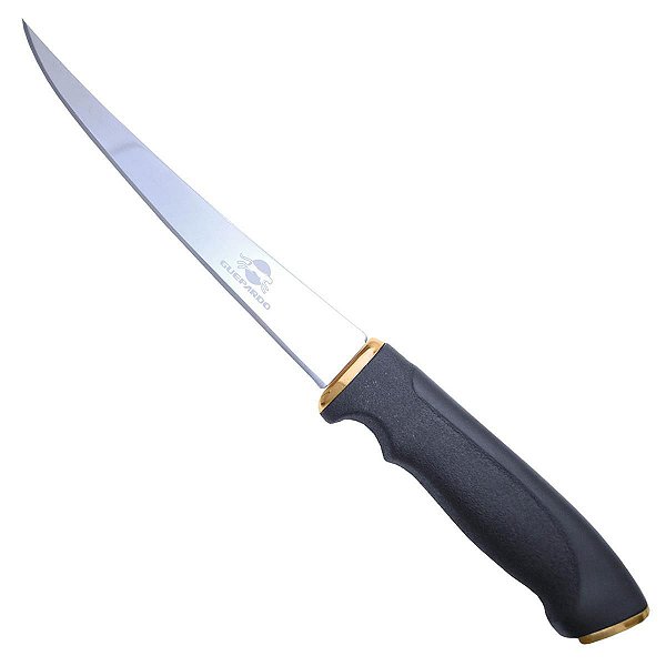 Faca De Filetar Gold Fish Aço Inox Caça Pesca - Guepardo