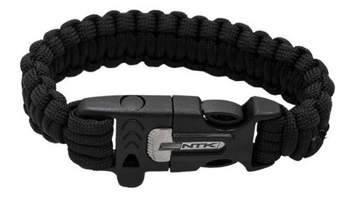 Pulseira Tatica Action Cord Pederneira Apito Paracord - NTK