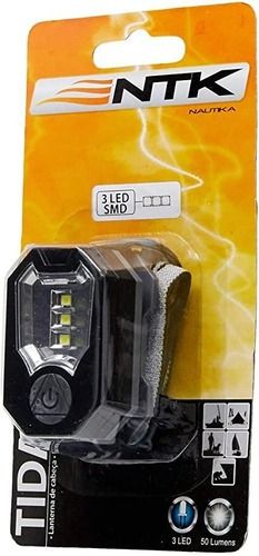 Lanterna De Cabeca Tida 3 Led 50 Lumens - Nautika
