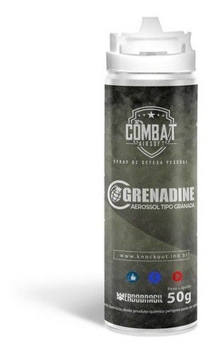 Spray De Defesa Pessoal Grenadine Nevoa 50g - Combat