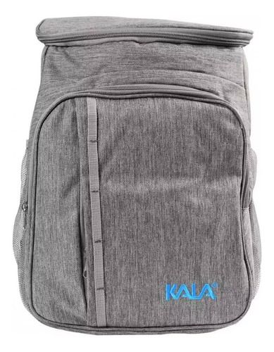 Mochila Bolsa Térmica 18 Litros Com Divisorias Cinza - Kala
