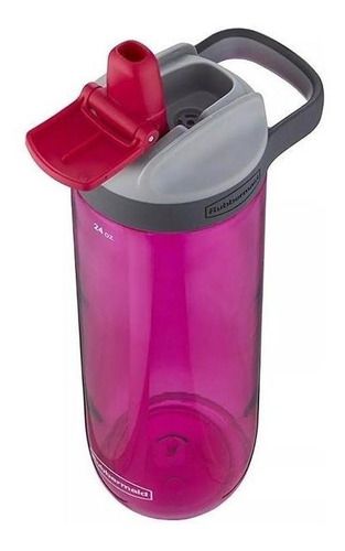 Squeeze Rubbermaid Tritan Newl Leak Proof Bico Canudo Rosa