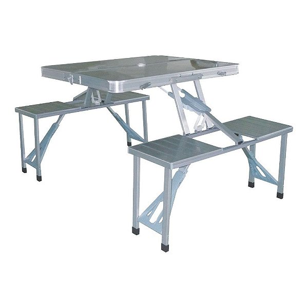 Conjunto De Mesa E Banquetas Dobráveis Konrad - NTK