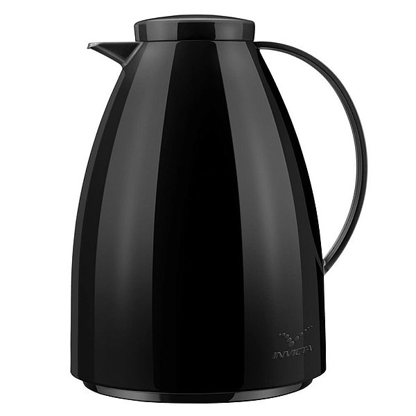 Garrafa Térmica Bule Viena Preto 750ml - Invicta