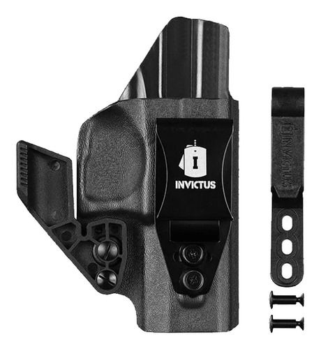 Coldre Kydex Iwb 2.0 Glock Compact Destro Preto - Invictus
