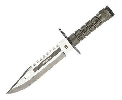 Faca Tatica  Explorer Sobrevivência Militar - Invictus