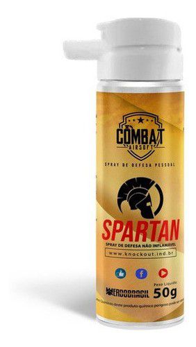 Spray De Defesa Pessoal Spartan 50g - Combat