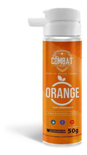 Spray De Defesa Pessoal Orange Nevoa 50g - Combat