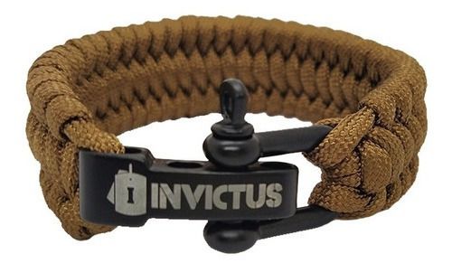 Pulseira Paracord Tatica Operacional Casual Desert - Invictus